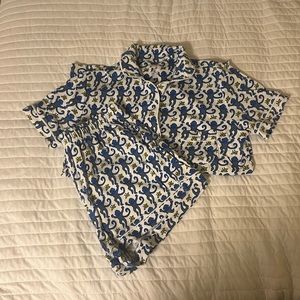 Women’s Roller Rabbit Navy Pjs